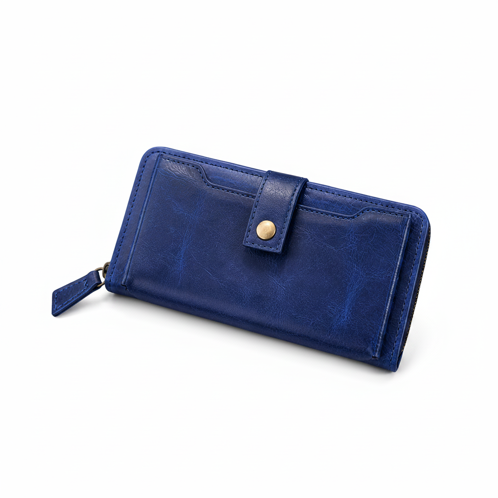 Handcrafted Full Grain Leather Travel Wallet – Passport & Document Organizer