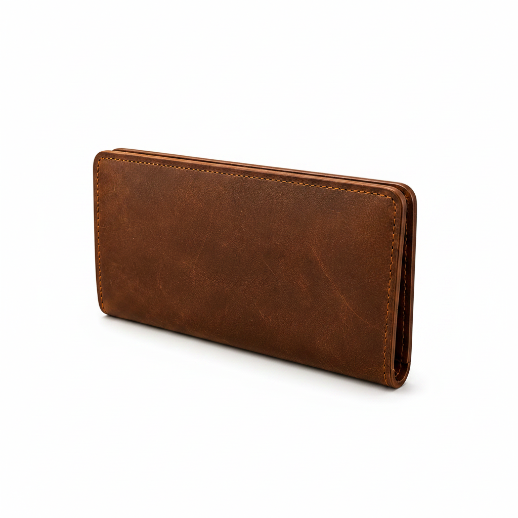 Vintage Brown Leather Wallet