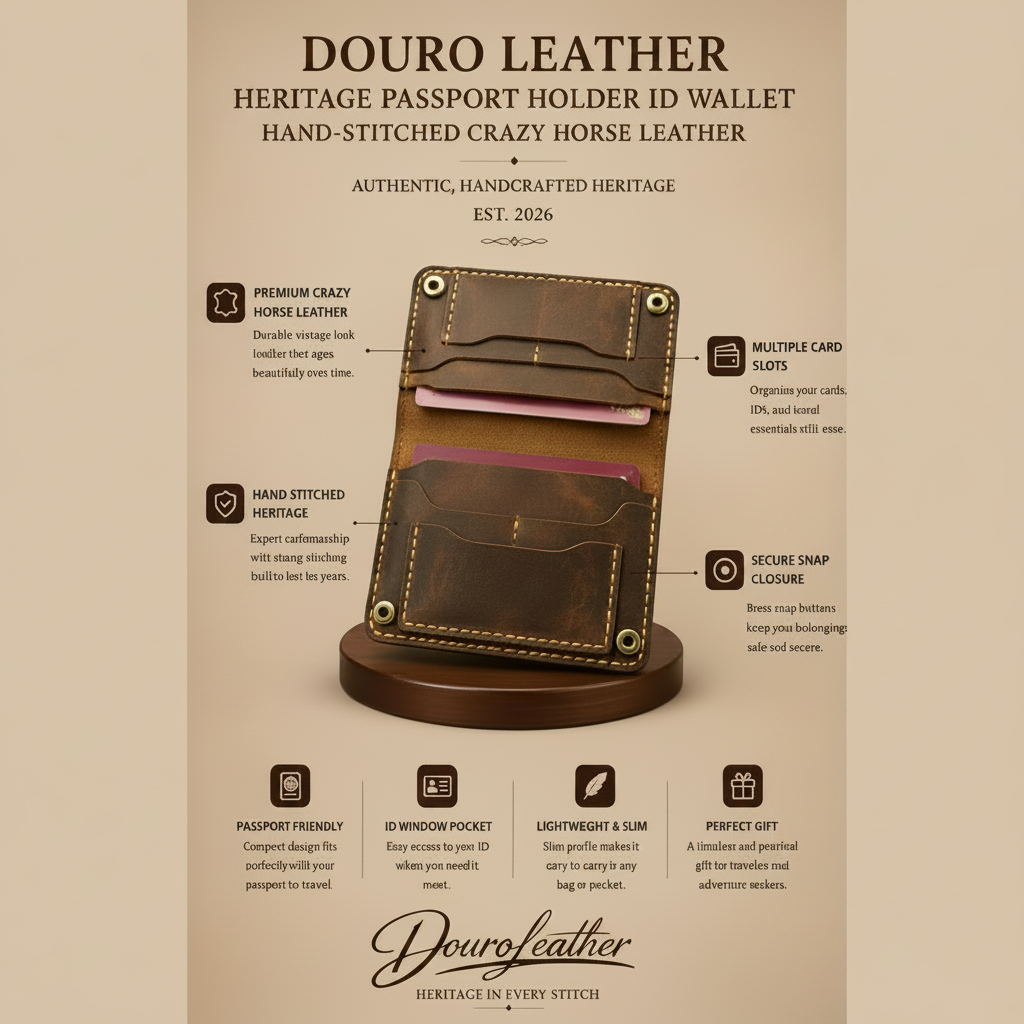 Handcrafted Vintage Leather Wallet