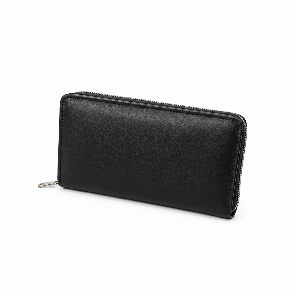 Valença Leather Hand-Strap Zip Wallet
