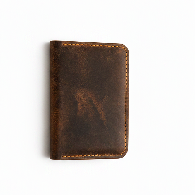 Douro Leather Handmade Vintage Passport Wallet – Genuine Leather Travel Holder