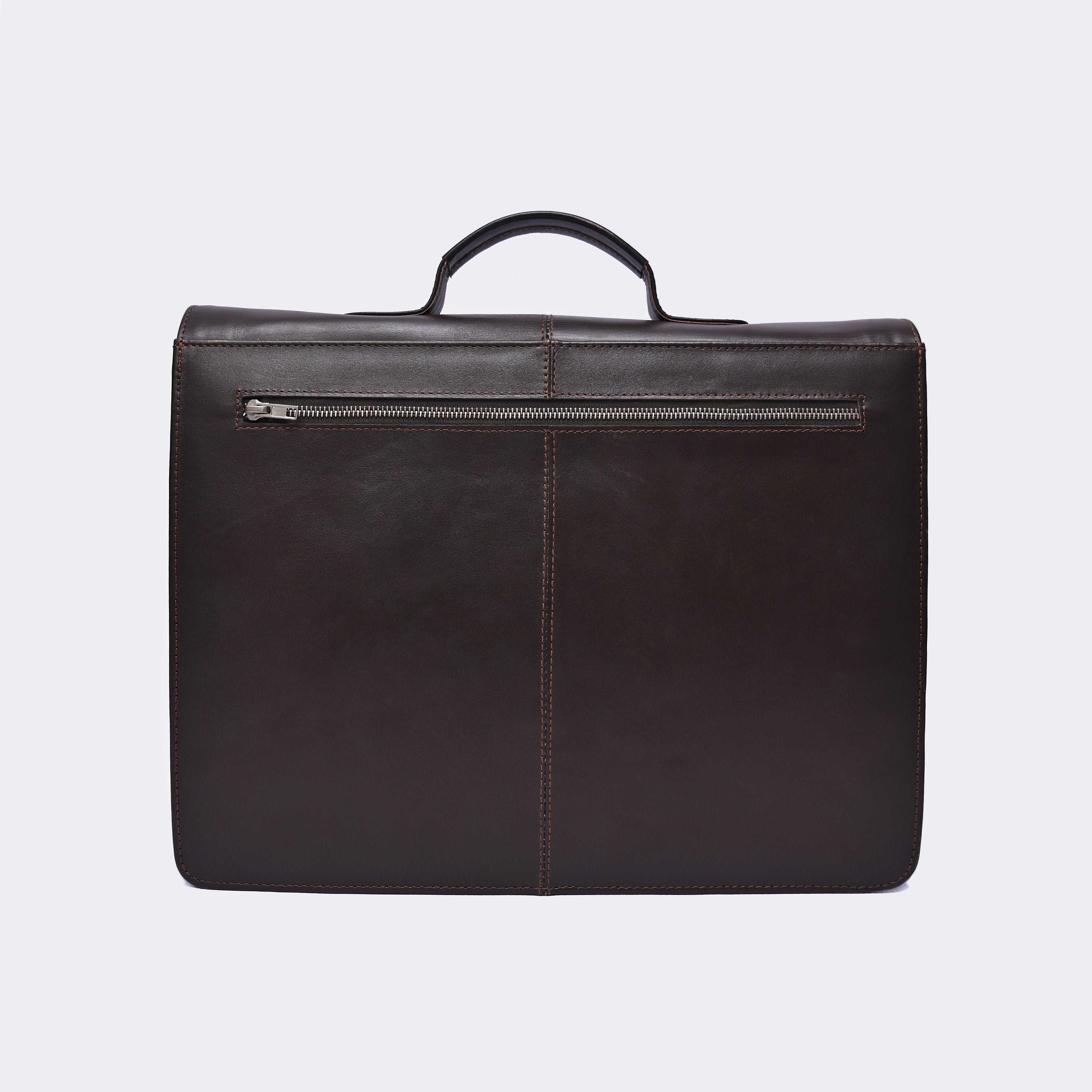 Vintage Brown Leather Executive Briefcase