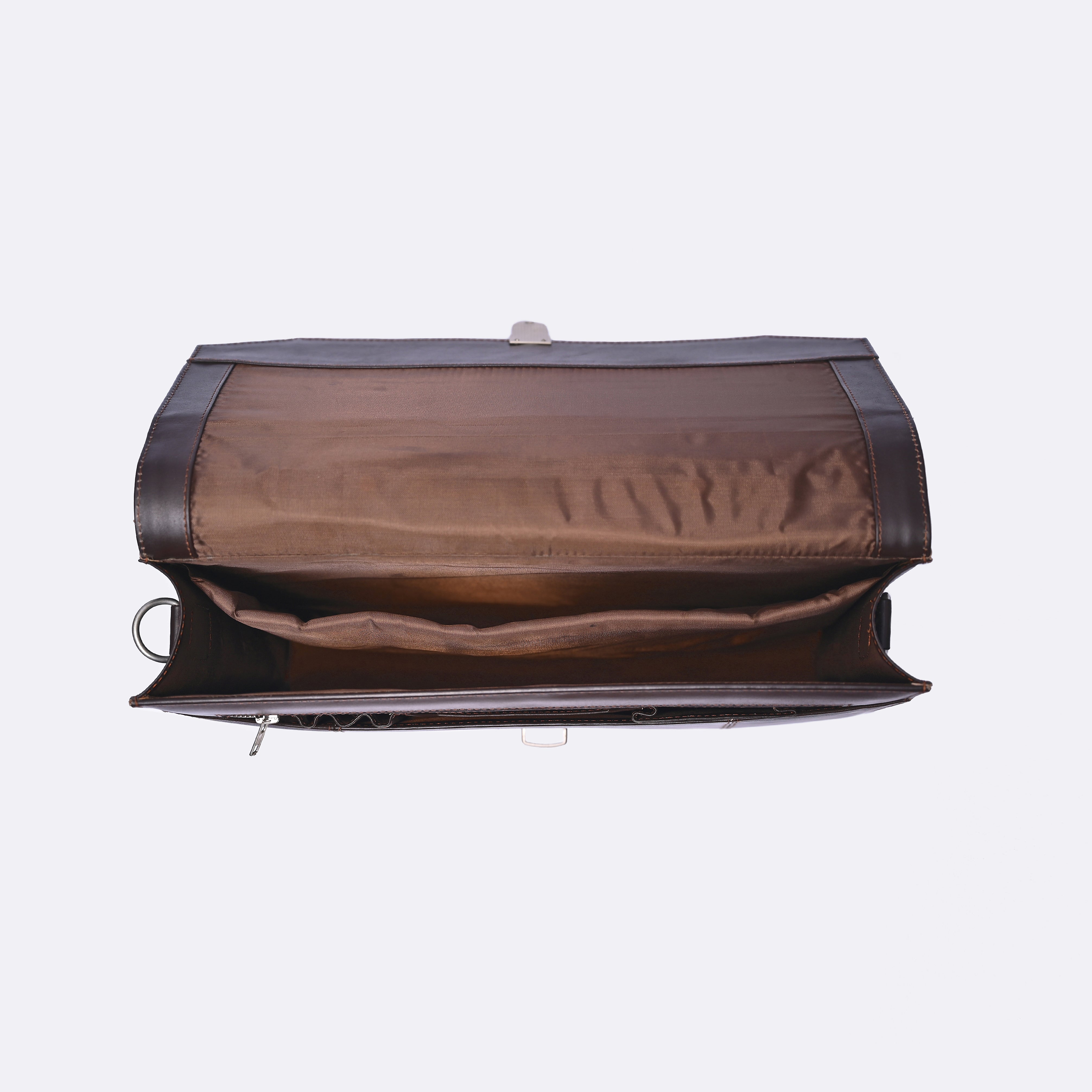 Vintage Brown Leather Executive Briefcase
