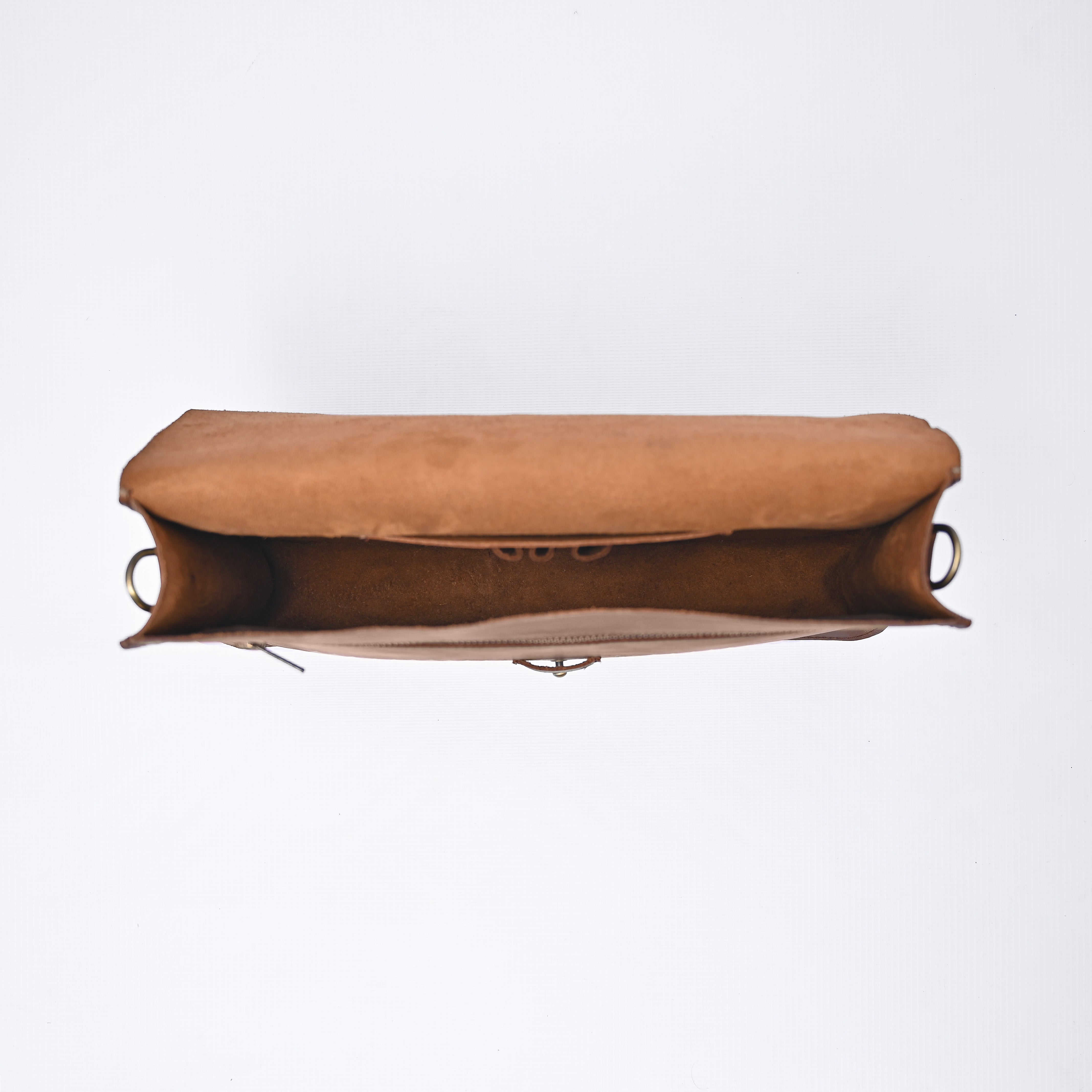 Handcrafted Vintage Leather Messenger Bag – Full Grain Leather Crossbody Satchel