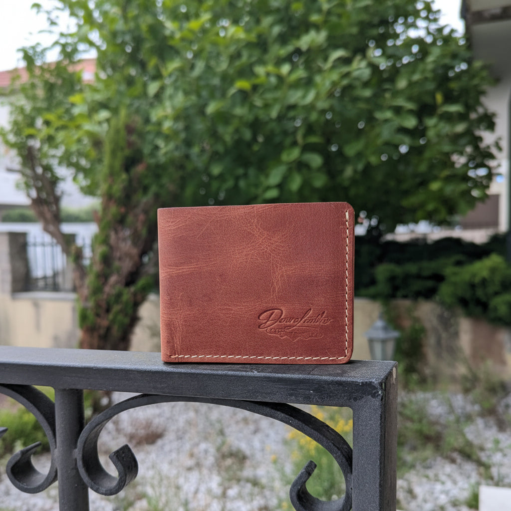 Heritage Brown Leather Bifold Wallet