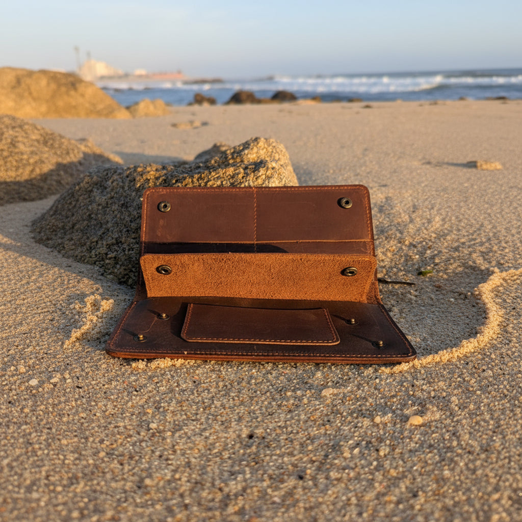 Vintage Brown Leather Wallet
