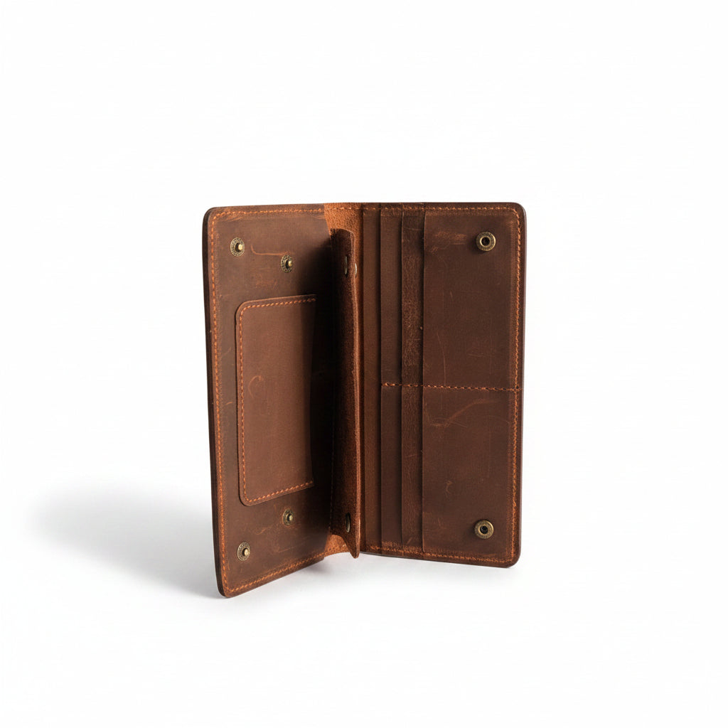 Vintage Brown Leather Wallet