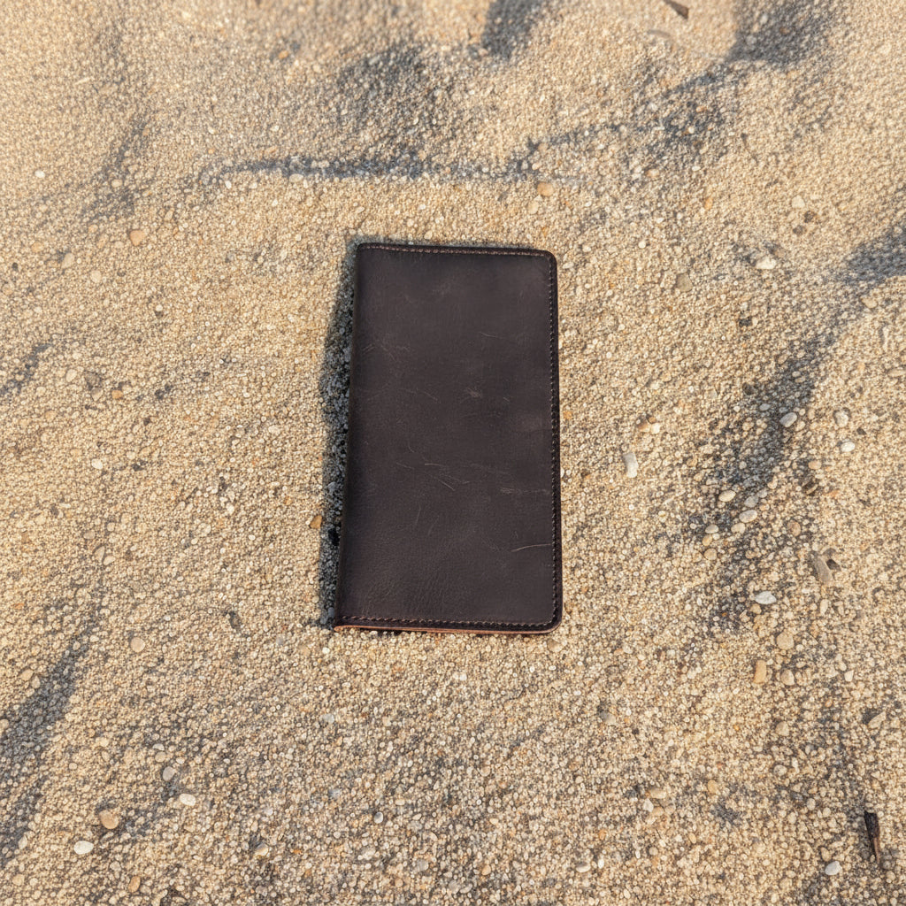 Handcrafted Genuine Leather – Vintage Brown Travel Wallet
