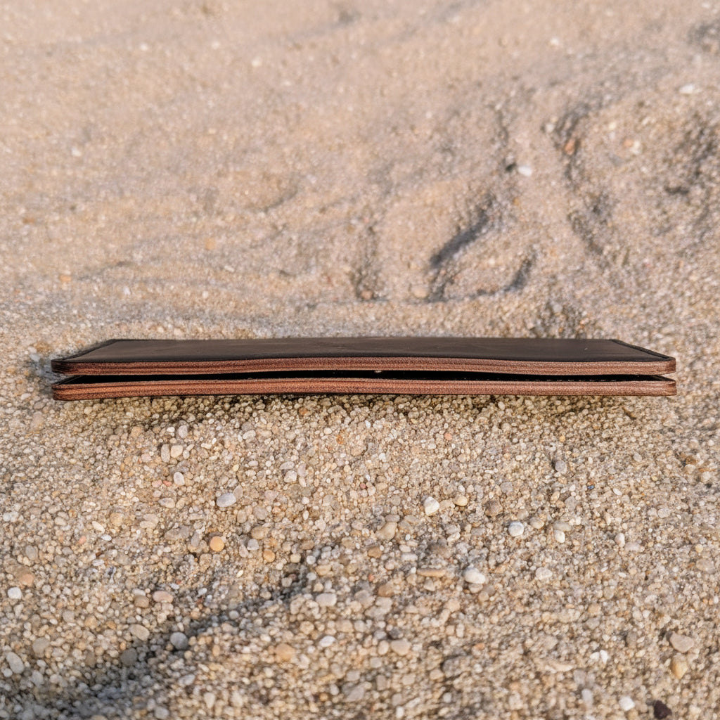 Handcrafted Genuine Leather – Vintage Brown Travel Wallet
