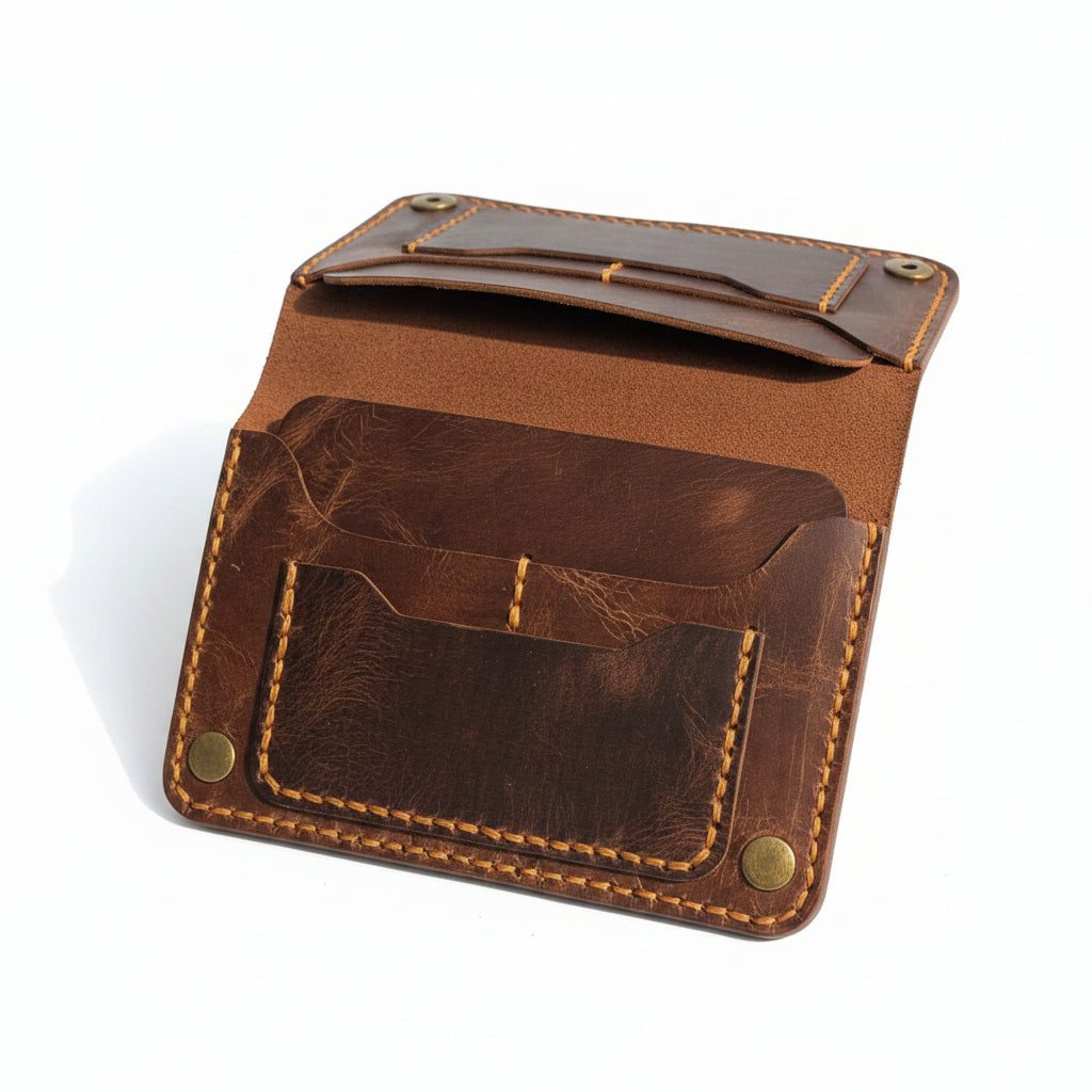 Handcrafted Vintage Leather Wallet