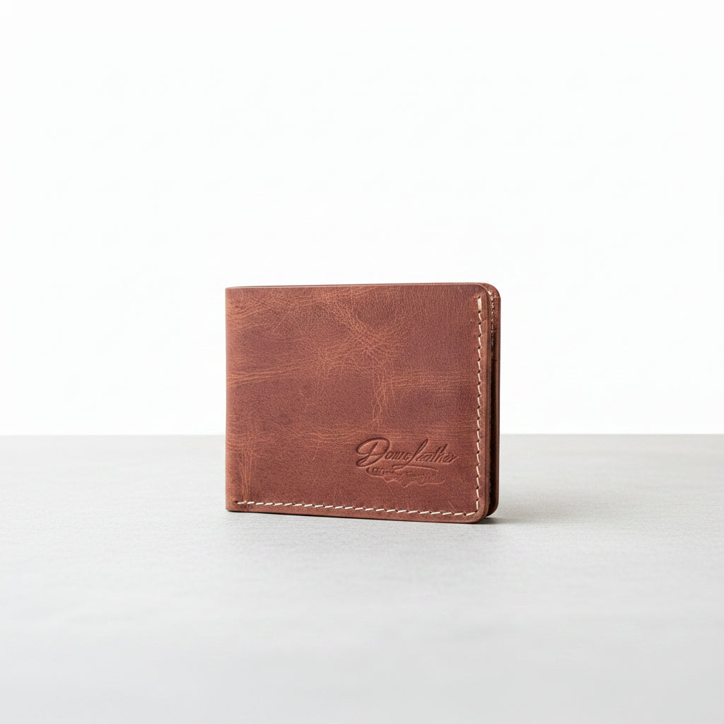 Heritage Brown Leather Bifold Wallet