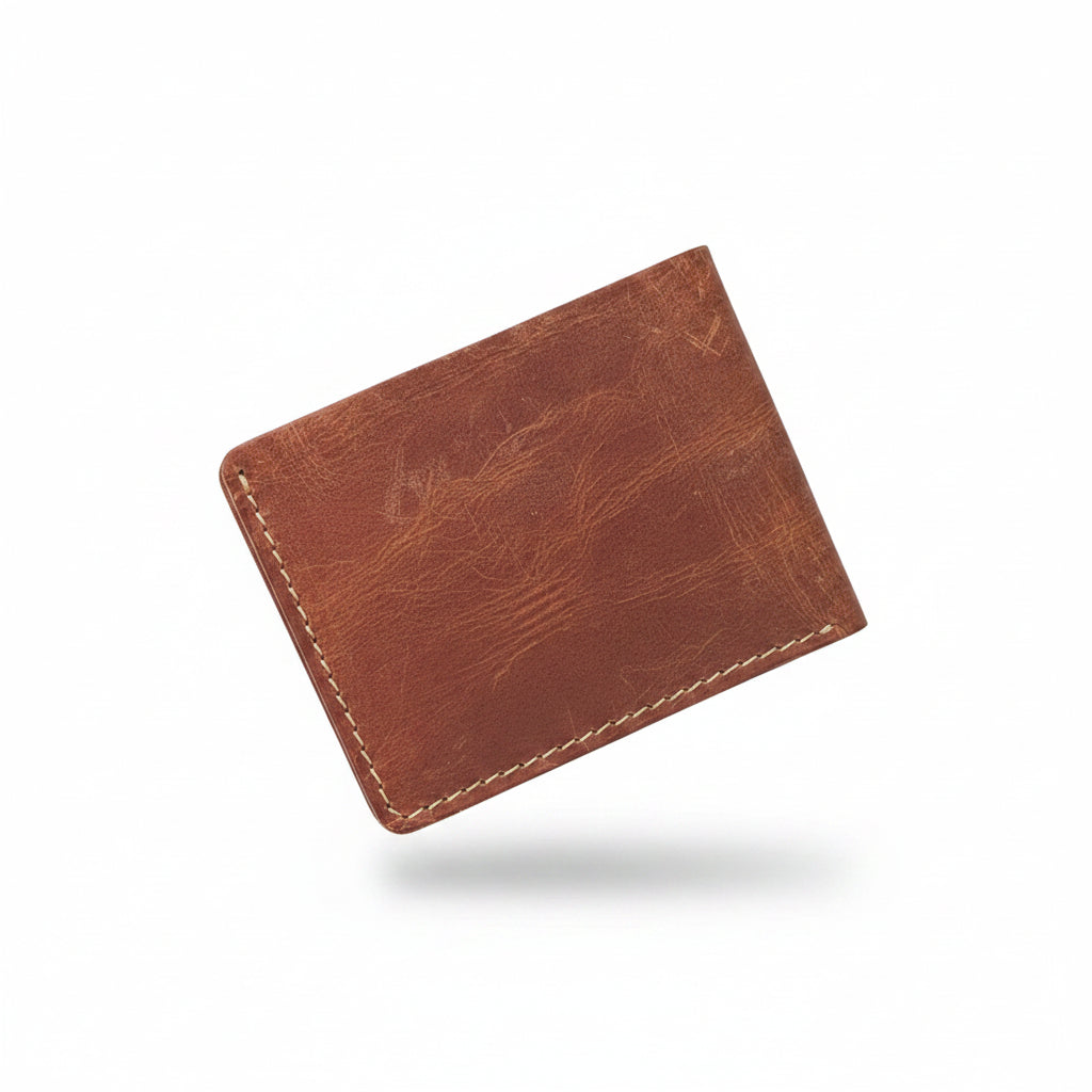Heritage Brown Leather Bifold Wallet
