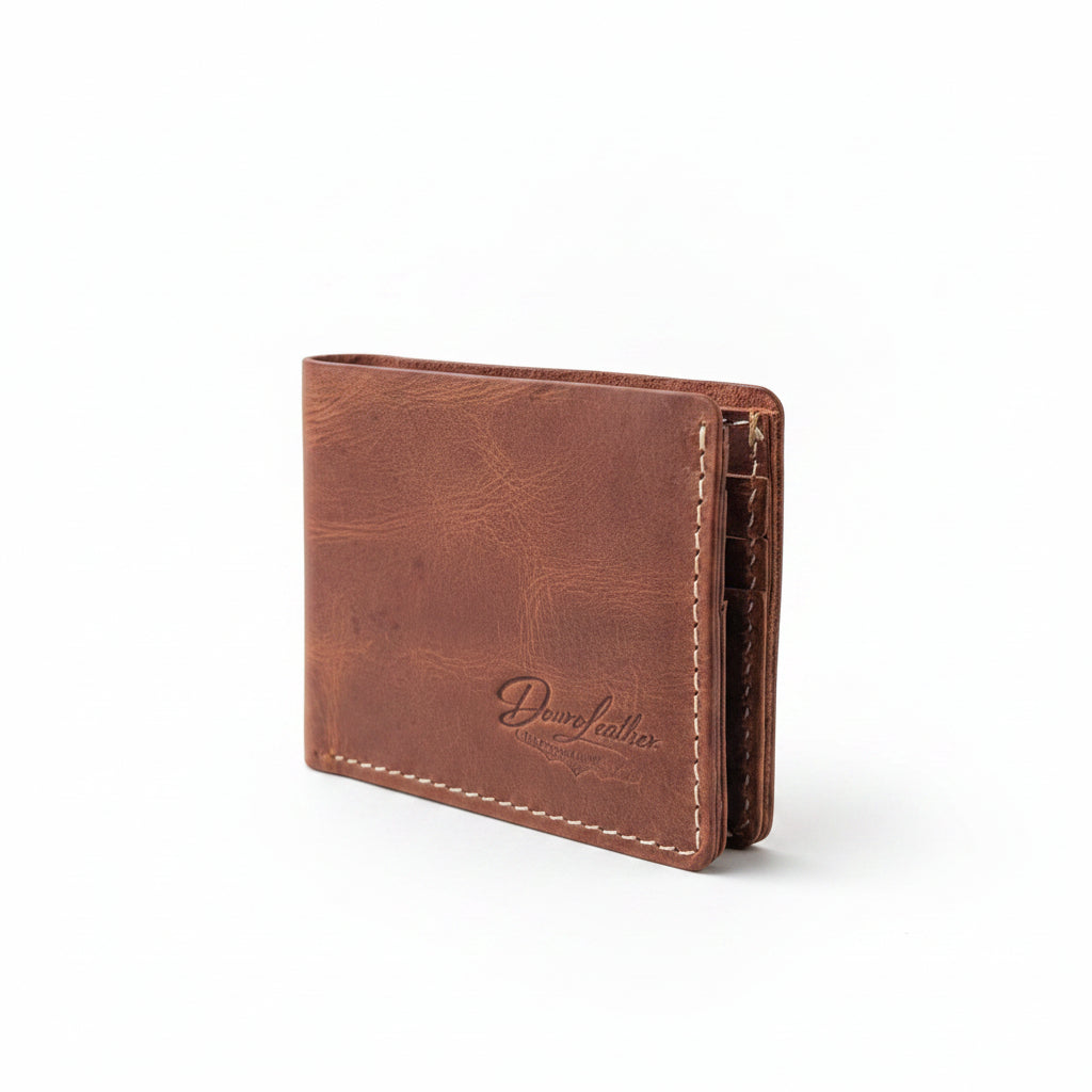 Heritage Brown Leather Bifold Wallet