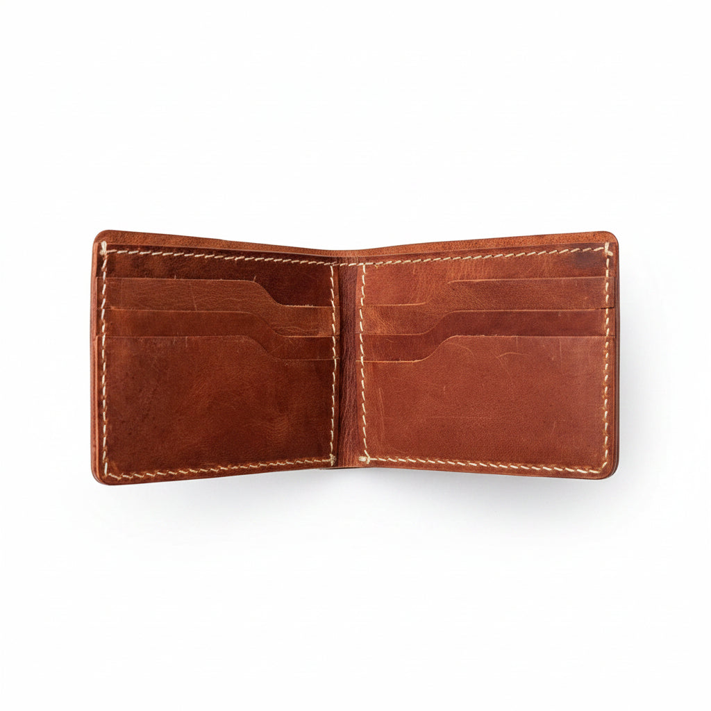 Heritage Brown Leather Bifold Wallet