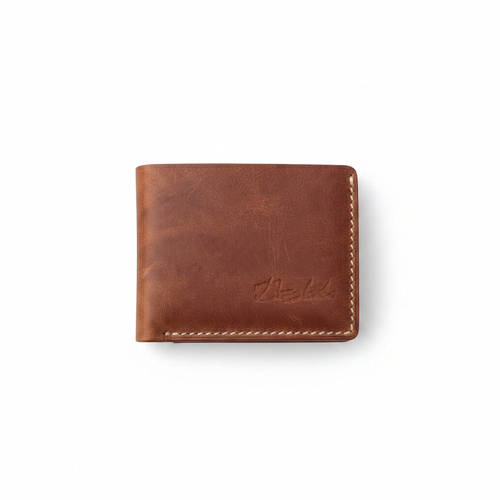 Heritage Brown Leather Bifold Wallet