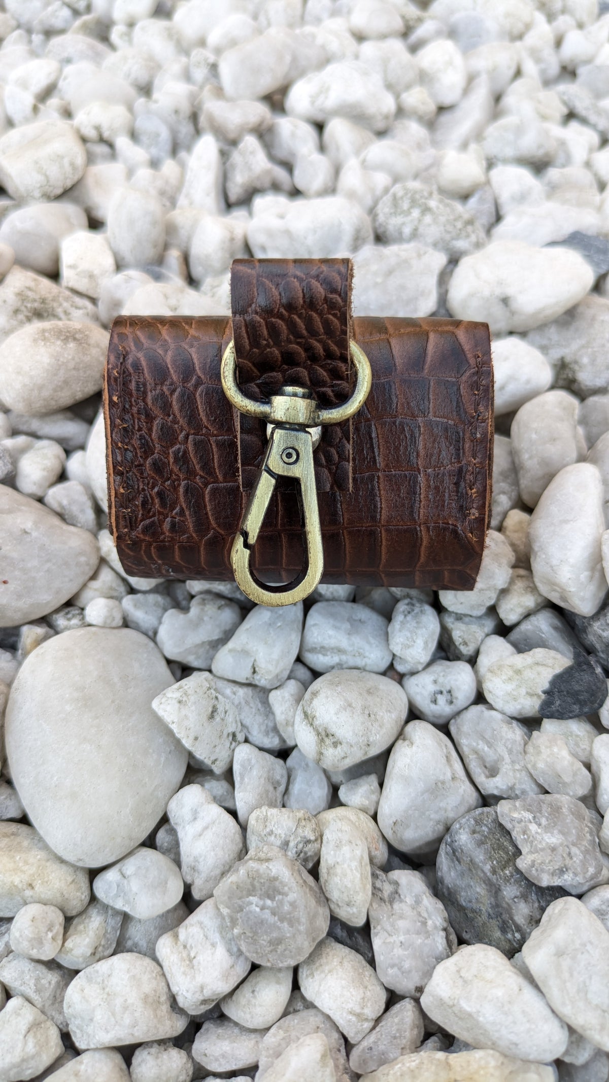 Genuine Leather AirPods Case Gen 3 & 4 | Croco Embossed Leather Cover